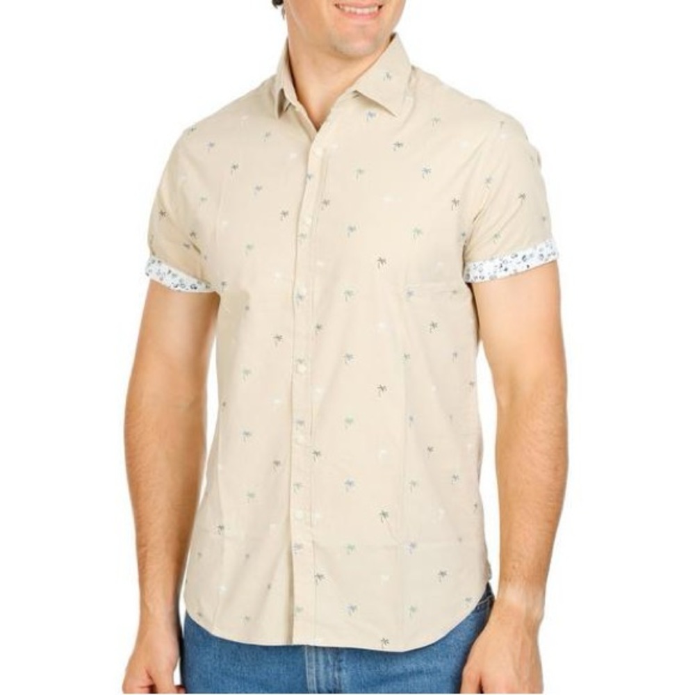 Denim & Flower button up shirt